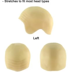 HPO Bald Old Men Style Wig | Bald Cap White Wig