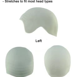 HPO Half Bald Head Mens Short Wig, Grey Men's 59 HPO Half Bald Head Mens Short Wig, Grey Men's