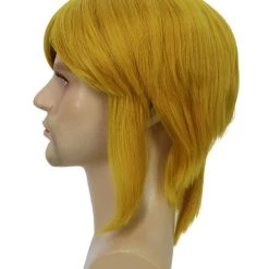 KOSMOS CW Men's Medium Length Blonde Straight 14