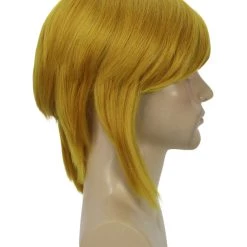 KOSMOS CW Men's Medium Length Blonde Straight 14