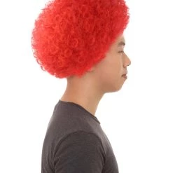 FLAGWIGS Canada Afro Wig | White Red Afro Wig SALE