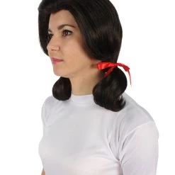 Men's HPO Adult Women’s Island Girl Mary Ann Sitcom Brown Pigtail Wig 11 Men's HPO Adult Women’s Island Girl Mary Ann Sitcom Brown Pigtail Wig