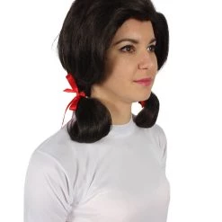 Men's HPO Adult Women’s Island Girl Mary Ann Sitcom Brown Pigtail Wig 15 Men's HPO Adult Women’s Island Girl Mary Ann Sitcom Brown Pigtail Wig