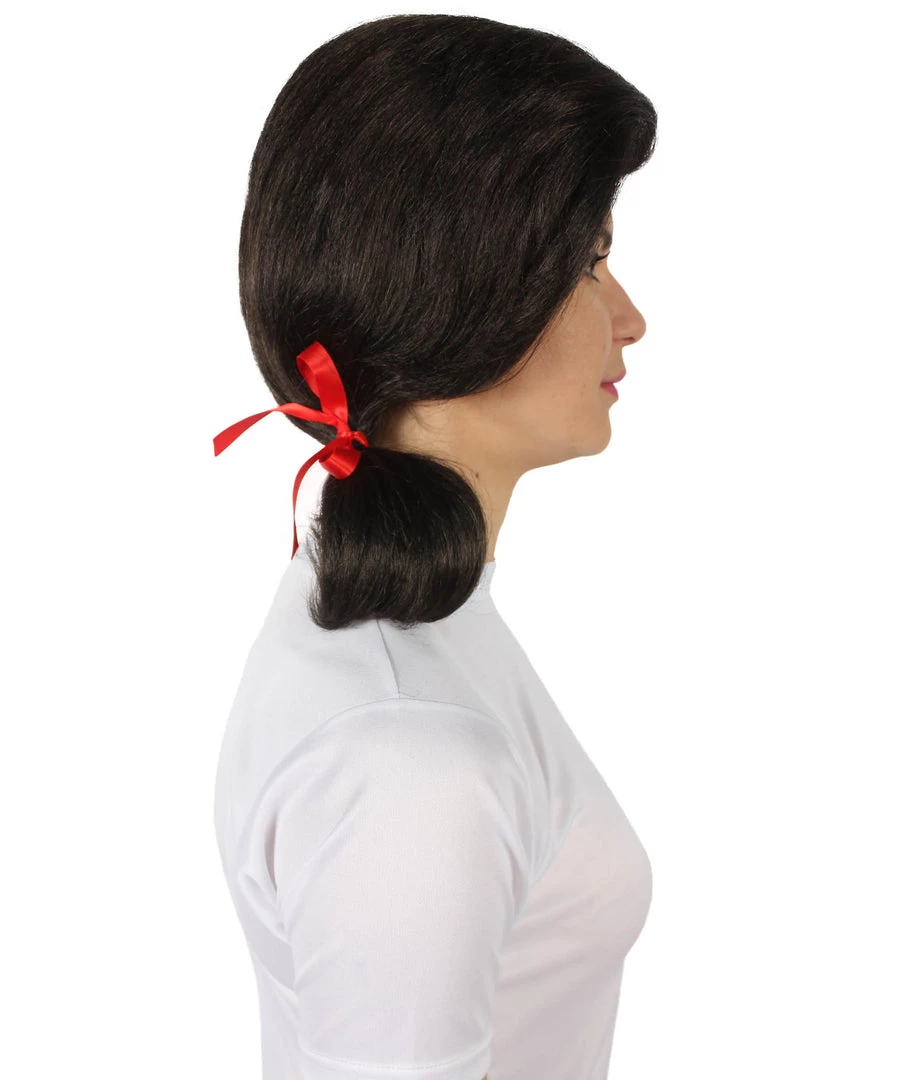 Men's HPO Adult Women’s Island Girl Mary Ann Sitcom Brown Pigtail Wig 6 Men's HPO Adult Women’s Island Girl Mary Ann Sitcom Brown Pigtail Wig