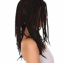 HPO Long Black Dreadlock Women's Wig | Dramatical Dreadlock Wig | Premium Breathable Capless Cap