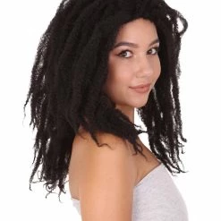 HPO Side Part Dreadlock Style Wigs | Dreadlock Hairstyle | Premium Breathable Capless Cap Women's 14 HPO Side Part Dreadlock Style Wigs | Dreadlock Hairstyle | Premium Breathable Capless Cap Women's