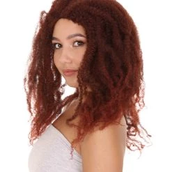 HPO Long Dreadlocks Womens Wigs | Dreadlock Women's Wig For Halloween Party | Premium Breathable Capless Cap