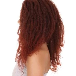 HPO Long Dreadlocks Womens Wigs | Dreadlock Women's Wig For Halloween Party | Premium Breathable Capless Cap