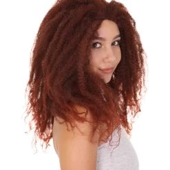 HPO Long Dreadlocks Womens Wigs | Dreadlock Women's Wig For Halloween Party | Premium Breathable Capless Cap