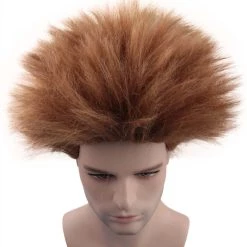 HPO Kids Dracula Wig | Monster Vampires Brown Wig | Premium Breathable Capless Cap