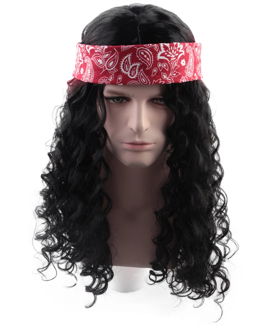 HPO Sportsman Wig | Black With Band | Premium Breathable Capless Cap Kids 9 HPO Sportsman Wig | Black With Band | Premium Breathable Capless Cap Kids