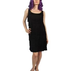 HPO Adult Women's Flapper Costume | Black Halloween Costume