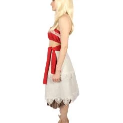 HPO Adult Women's Princess 3Pc Costume | Red And White Cosplay Costume 11 HPO Adult Women's Princess 3Pc Costume | Red And White Cosplay Costume