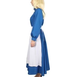 HPO Adult Women's Blue Maid Dress With Apron Costume | Blue And White Cosplay Costume 11 HPO Adult Women's Blue Maid Dress With Apron Costume | Blue And White Cosplay Costume