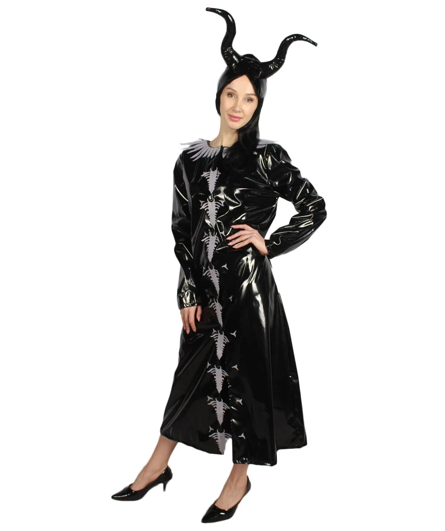 HPO Adult Women Maleficent Costume | Black Halloween Costume 1 HPO Adult Women Maleficent Costume | Black Halloween Costume