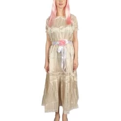HPO Adult Women's Shinning Costume | Gold Cosplay Costume
