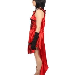 HPO Men's Adult Women Bordello Lover Costume | Red Cosplay Costume