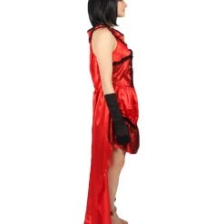 HPO Men's Adult Women Bordello Lover Costume | Red Cosplay Costume