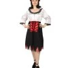 HPO Adult Women's Costume Sexy Pirate 2Pc Costume | Multi Color Cosplay Costume