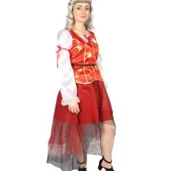 HPO Adult Women's Pirate Captain 3Pc Costume | Multi Cosplay Costume