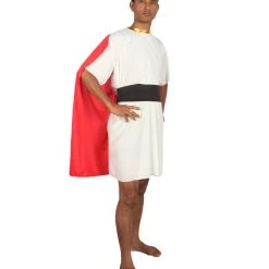 HPO Adult Men's Historical Costume | Red & White Cosplay Costume