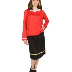 HPO Adult Women Olive Sailor Costume | Multi Cosplay Costume