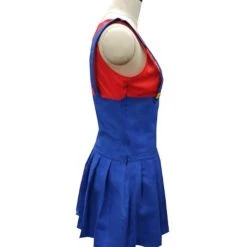 HPO Adult Women's Plumber Costume | Red And Blue Cosplay Costume