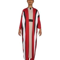 HPO Adult Men's Biblical Moses Religious Costume | Red White Cosplay Costume
