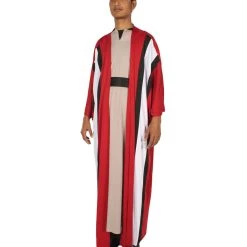 HPO Adult Men's Biblical Moses Religious Costume | Red White Cosplay Costume