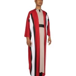 HPO Adult Men's Biblical Moses Religious Costume | Red White Cosplay Costume