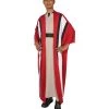 HPO Adult Men's Biblical Moses Religious Costume | Red White Cosplay Costume