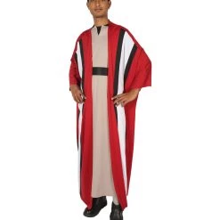 HPO Adult Men's Biblical Moses Religious Costume | Red White Cosplay Costume