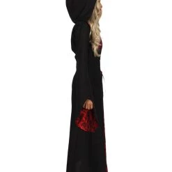 HPO Adult Women's Deluxe Horror Vampiress Costume | Black Halloween Costume