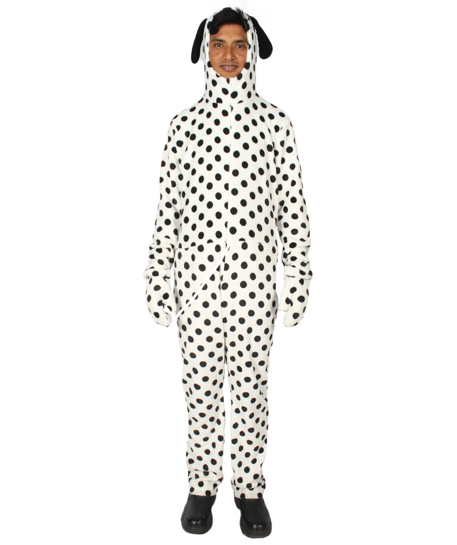 HPO Adult Men's Dalmatian Bobby Costume | Black And White Halloween Costume 2 HPO Adult Men's Dalmatian Bobby Costume | Black And White Halloween Costume