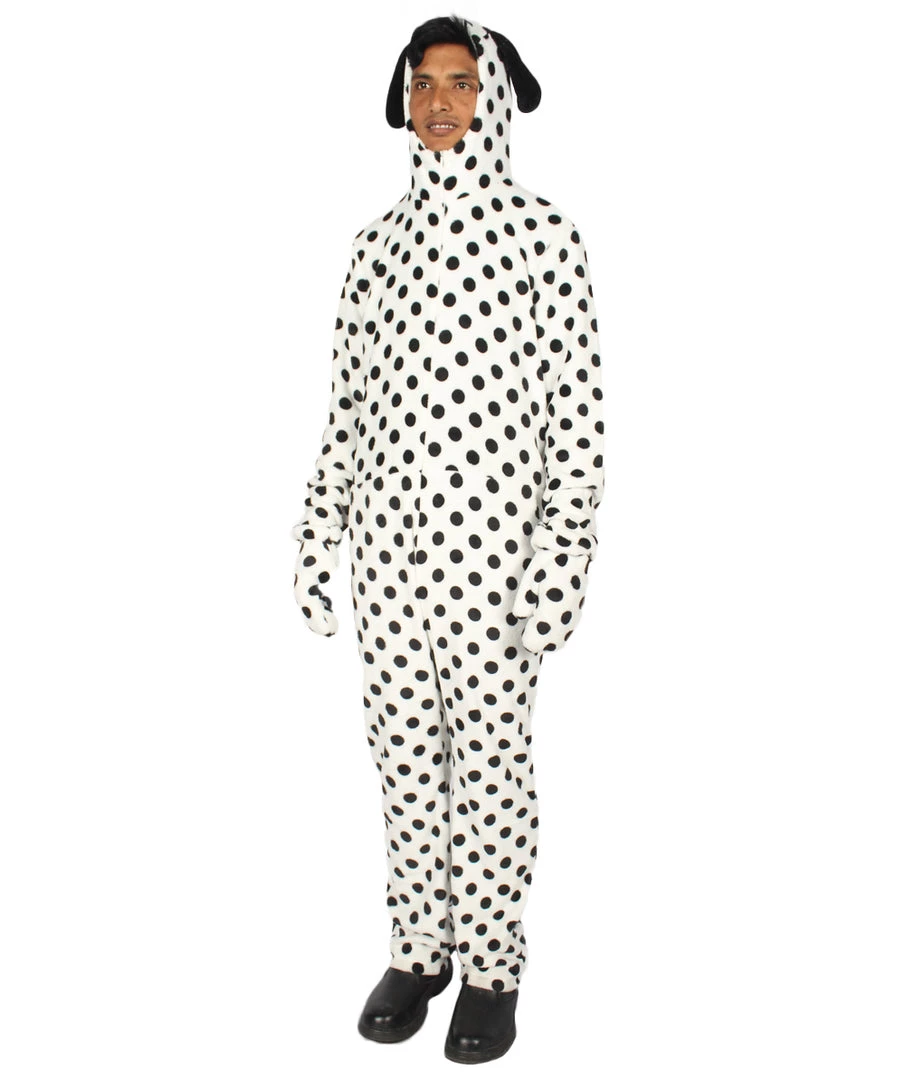 HPO Adult Men's Dalmatian Bobby Costume | Black And White Halloween Costume 3 HPO Adult Men's Dalmatian Bobby Costume | Black And White Halloween Costume