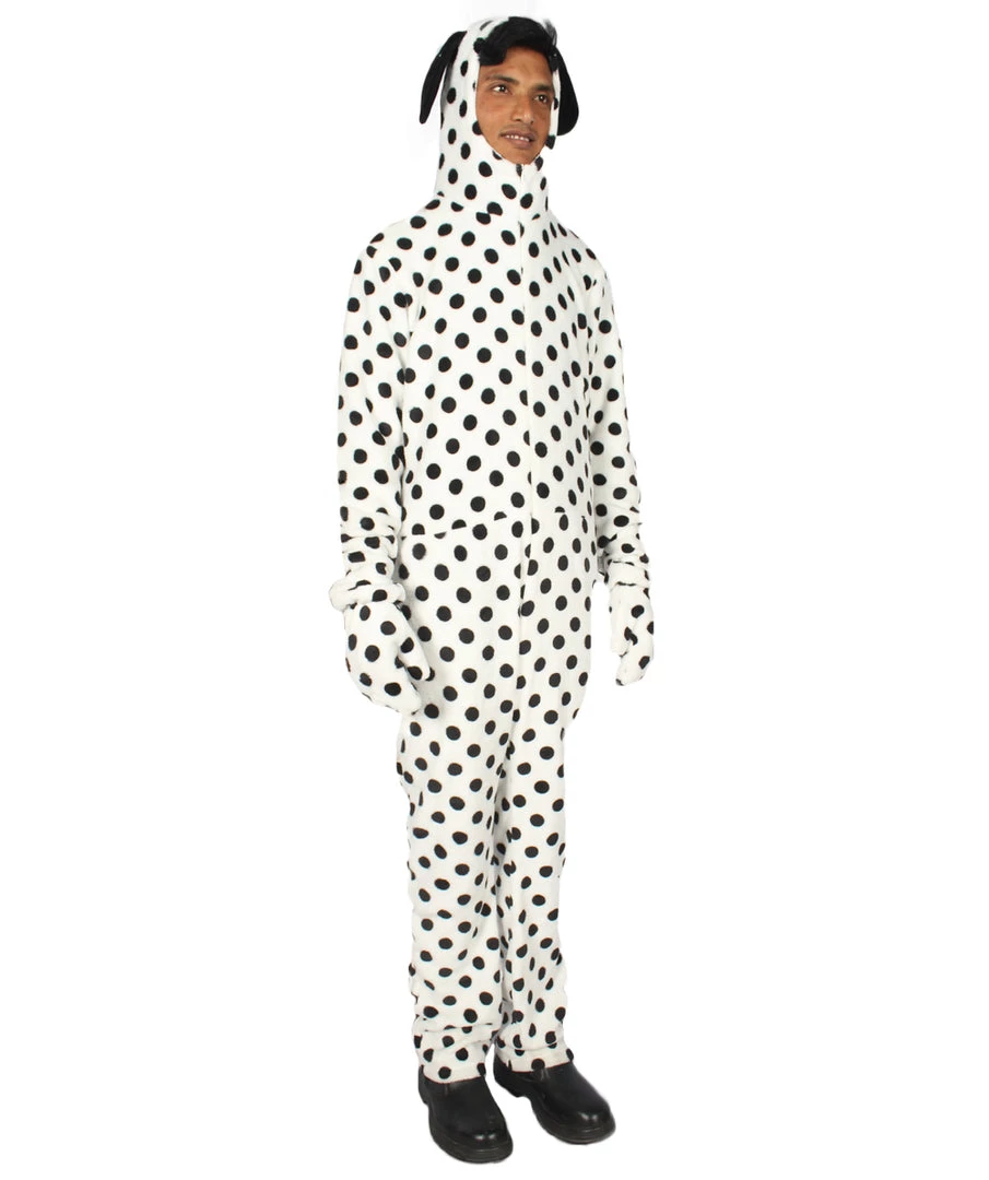 HPO Adult Men's Dalmatian Bobby Costume | Black And White Halloween Costume 7 HPO Adult Men's Dalmatian Bobby Costume | Black And White Halloween Costume
