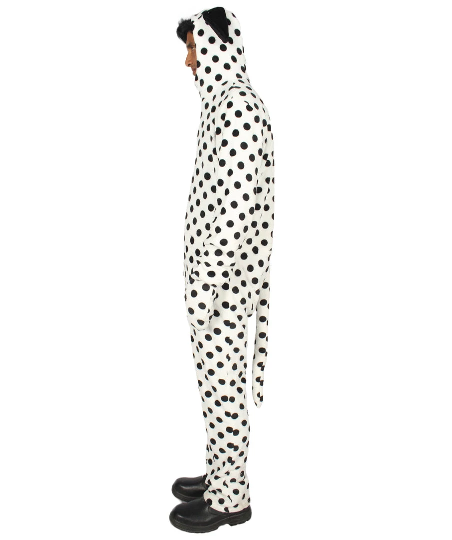 HPO Adult Men's Dalmatian Bobby Costume | Black And White Halloween Costume 4 HPO Adult Men's Dalmatian Bobby Costume | Black And White Halloween Costume