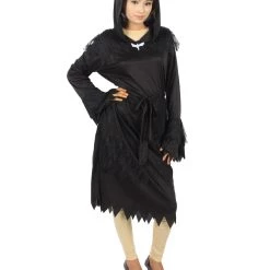 HPO Adult Women's Cloak Of Darkness 2Pc Costume | Black Halloween Costume 14 HPO Adult Women's Cloak Of Darkness 2Pc Costume | Black Halloween Costume