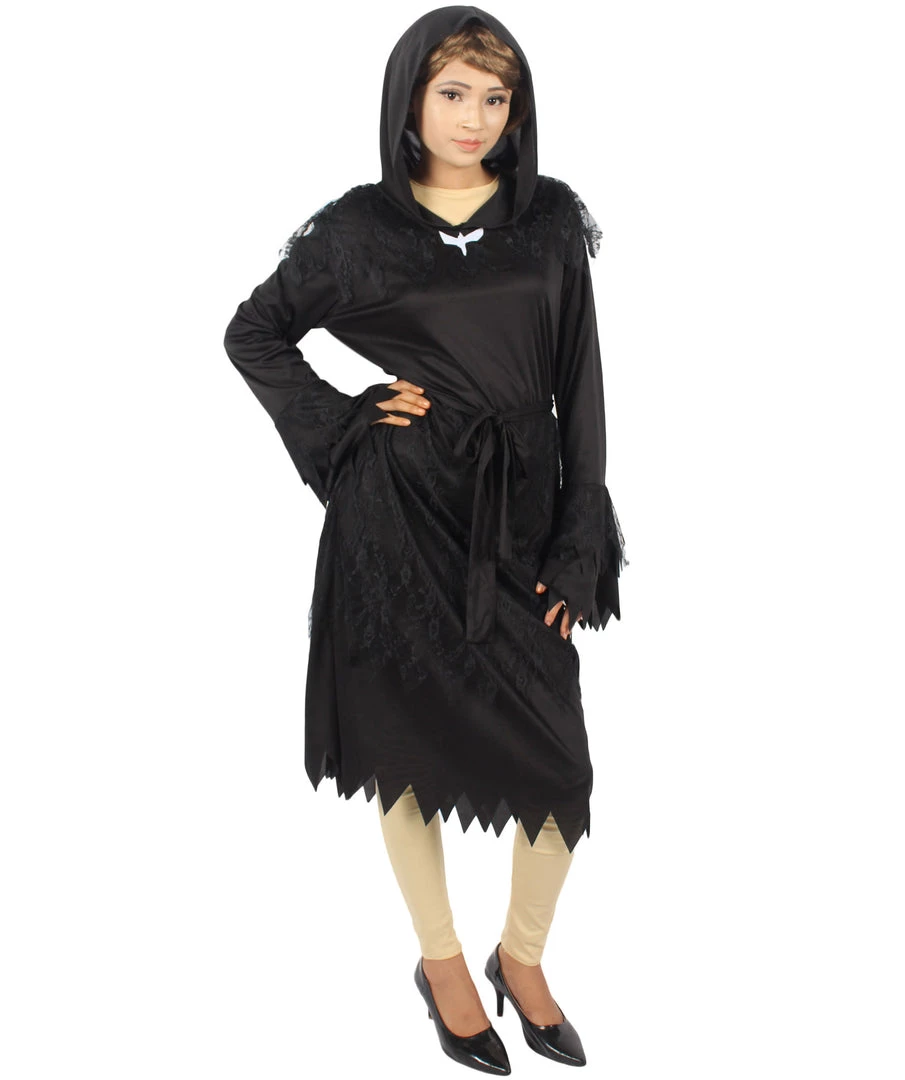 HPO Adult Women's Cloak Of Darkness 2Pc Costume | Black Halloween Costume 7 HPO Adult Women's Cloak Of Darkness 2Pc Costume | Black Halloween Costume