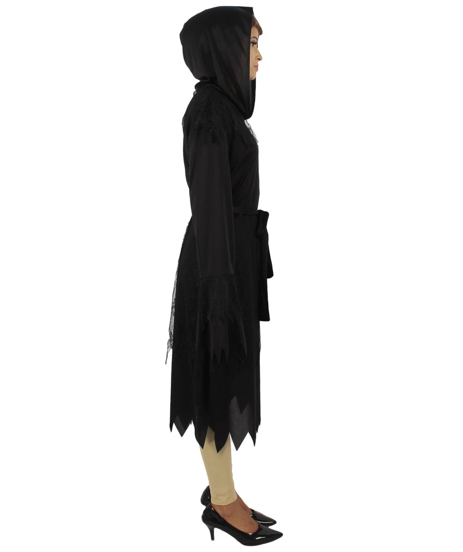 HPO Adult Women's Cloak Of Darkness 2Pc Costume | Black Halloween Costume 6 HPO Adult Women's Cloak Of Darkness 2Pc Costume | Black Halloween Costume
