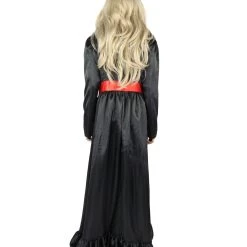 HPO Women's Evil Annabella Doll | White Long Maxi Dress In Satin-Feel | Premium Horror Halloween Costume 62 HPO Women's Evil Annabella Doll | White Long Maxi Dress In Satin-Feel | Premium Horror Halloween Costume