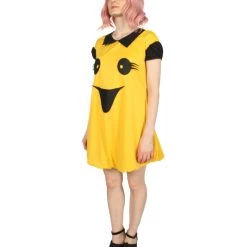 HPO Adult Women's Ghost Dress Costume | Yellow Halloween Costume