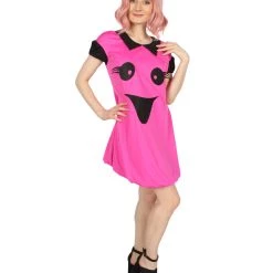 HPO Adult Women's Ghost Dress Costume | Fuchsia Halloween Costume