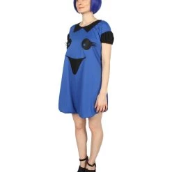 HPO Adult Women's Ghost Dress Costume | Blue Halloween Costume