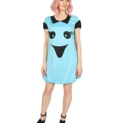 HPO Adult Women's Ghost Dress Costume | Lt. Blue Halloween Costume
