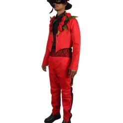 HPO Adult Men's Day Of The Dead Senor Costume | Red Cosplay Costume 10 HPO Adult Men's Day Of The Dead Senor Costume | Red Cosplay Costume