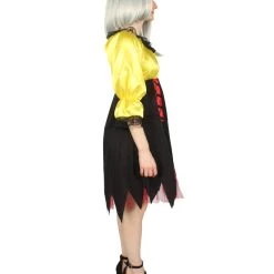 HPO Adult Women's Sexy Pirate Costume | Yellow Cosplay Costume 13 HPO Adult Women's Sexy Pirate Costume | Yellow Cosplay Costume