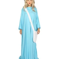 HPO Adult Women's Handmaid Full Set Costume | Lt Blue Cosplay Costume
