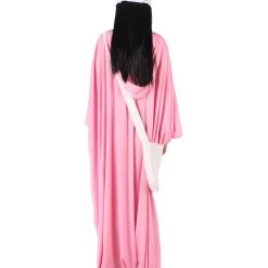 HPO Adult Women's Robe Handmaid With Bag And Bonnet Costume | Pink Cosplay Costume