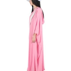 HPO Adult Women's Robe Handmaid With Bag And Bonnet Costume | Pink Cosplay Costume